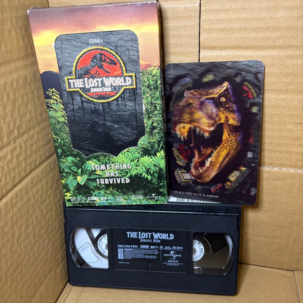 Jurassic Park The Lost World VHS (1997)